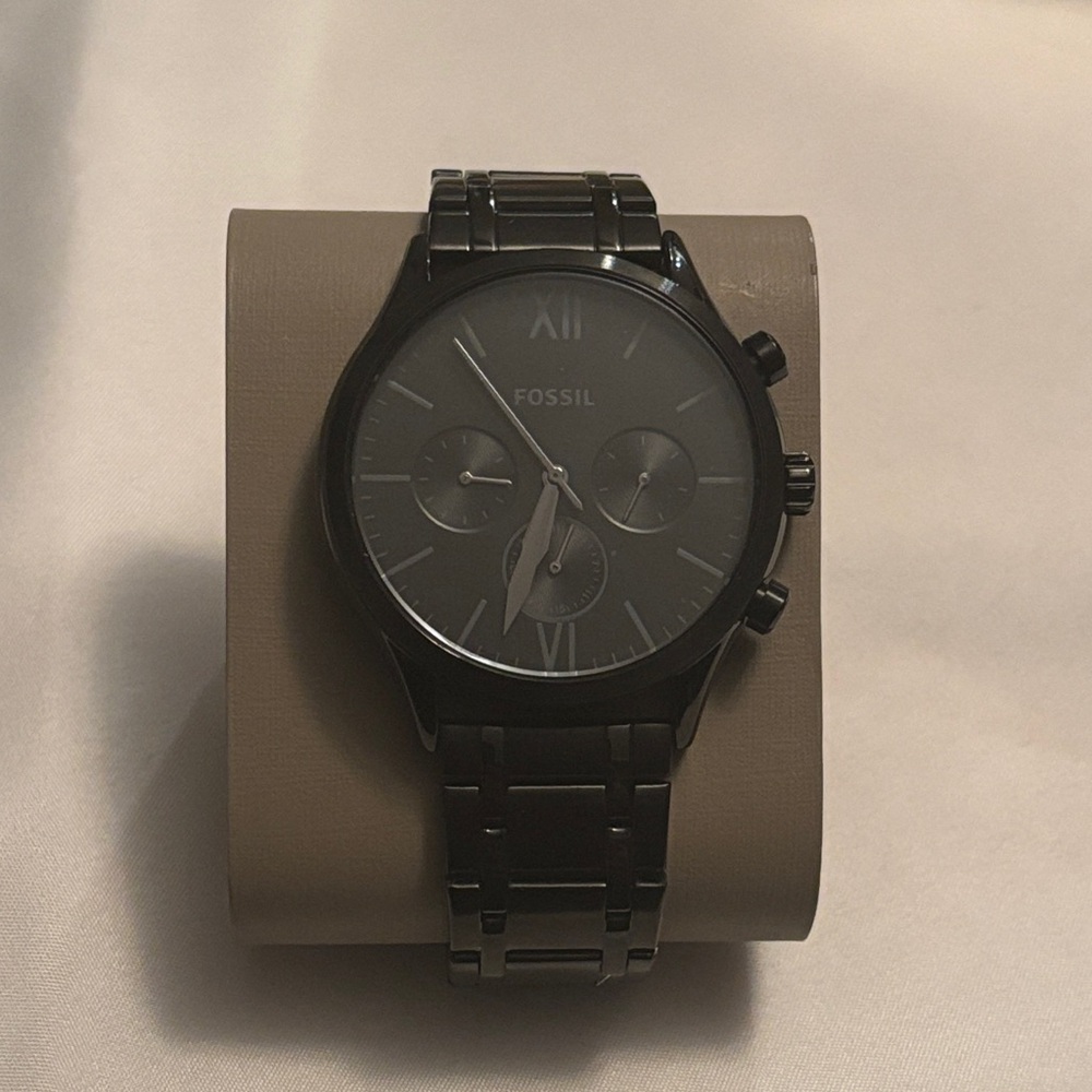 Fossil Dark-Toned Chronograph Watch